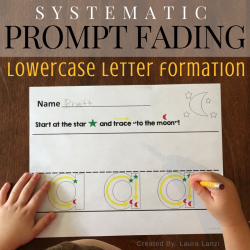 Systematic Prompt Fading: Lowercase Letters